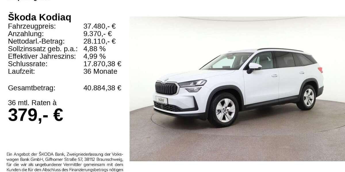 Skoda Kodiaq 15.750 km 37.280 &euro; Gifhorn 38518