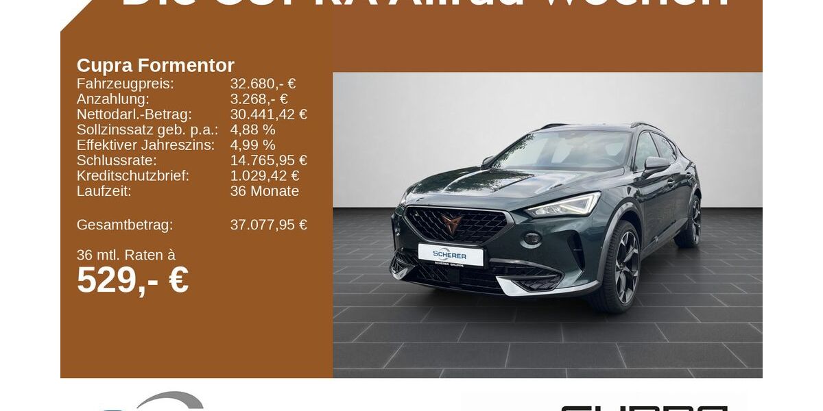 Cupra Formentor 27.501 km 32.680 &euro; Mainz 55129
