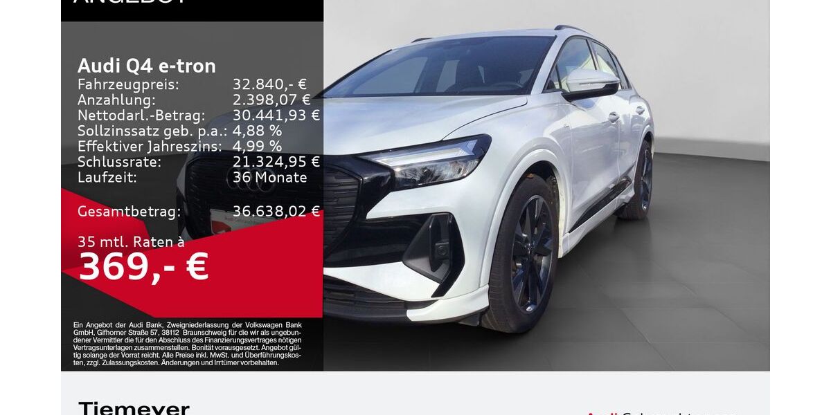 Audi Q4 e-tron 45.389 km 31.740 &euro; Gelsenkirchen 45894