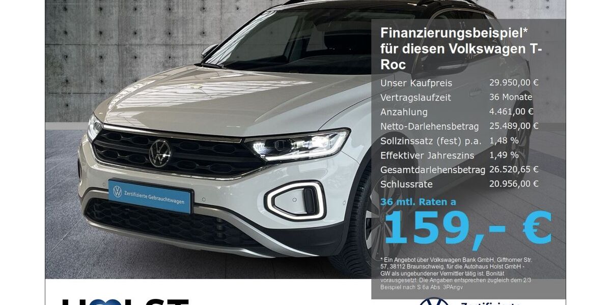 VW T-Roc 22.277 km 29.950 &euro; Scheeßel 27383