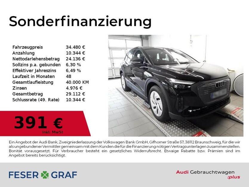 Audi Q4 e-tron 28.990 km 34.480 € Nürnberg 90411