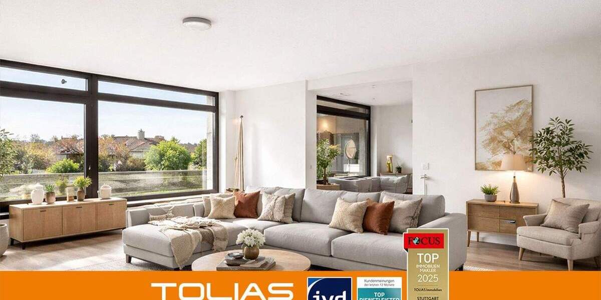 Etagenwohnung Korntal-Münchingen Korntal - 4 Zimmer, 120 m&sup2;, 528.000&euro; | Angebot:25563347