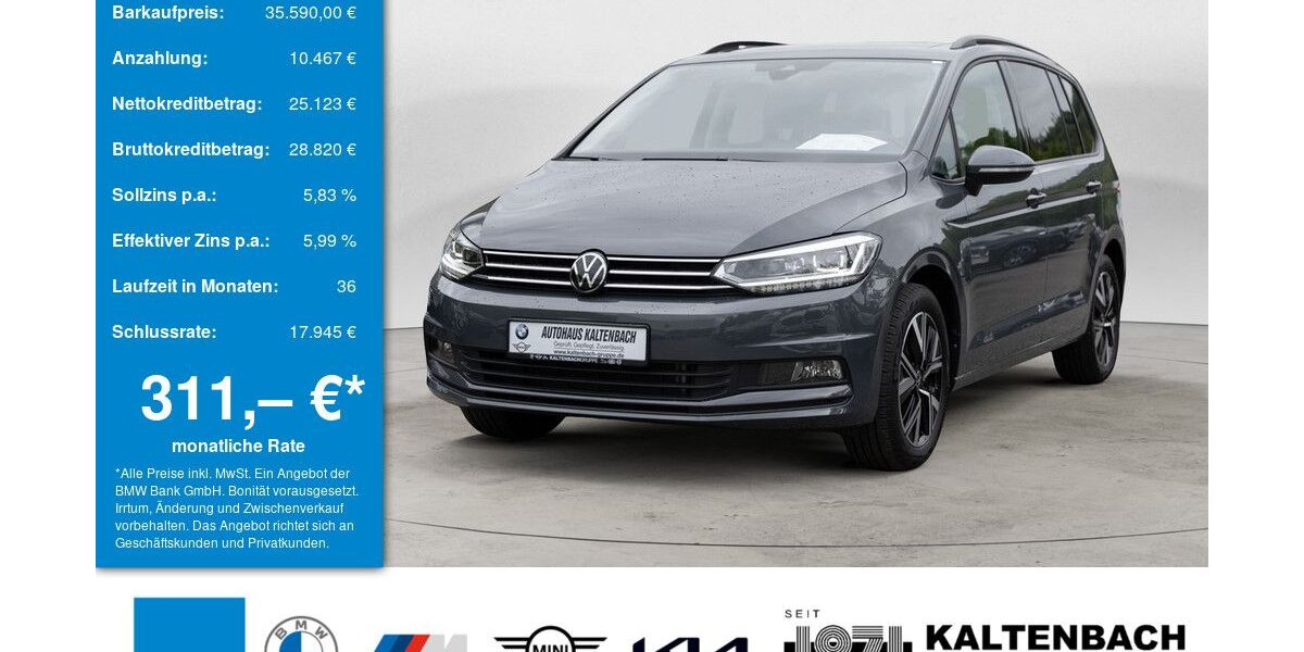 VW Touran 26.810 km 35.390 &euro; Lennestadt 57368