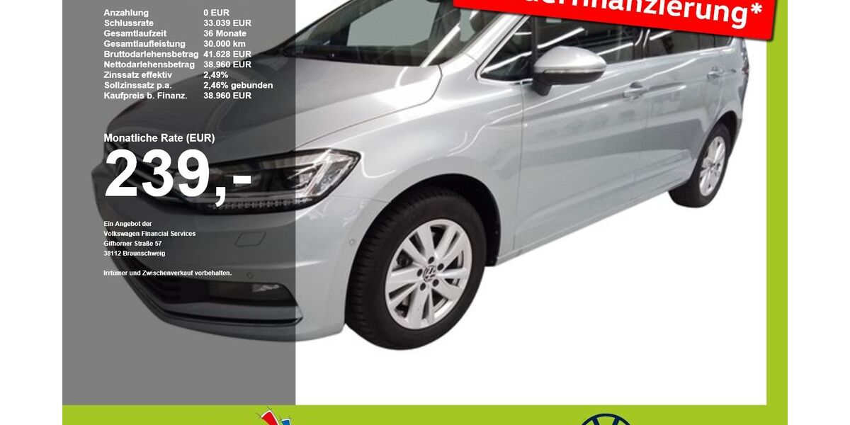 VW Touran 4.971 km 38.910 &euro; Mainburg 84048