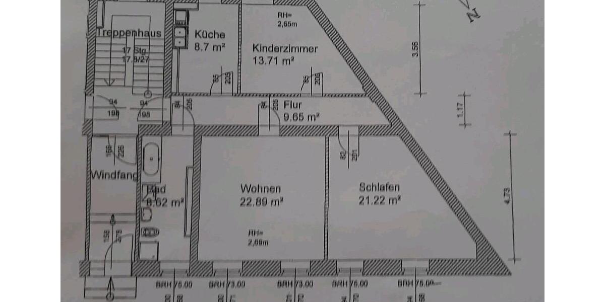 Erdgeschoßwohnung Stralsund - 3 Zimmer, 85 m&sup2;, 680&euro; | Angebot:26416817