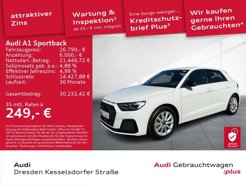 Audi A1 9.366 km 25.980 € Dresden 01169