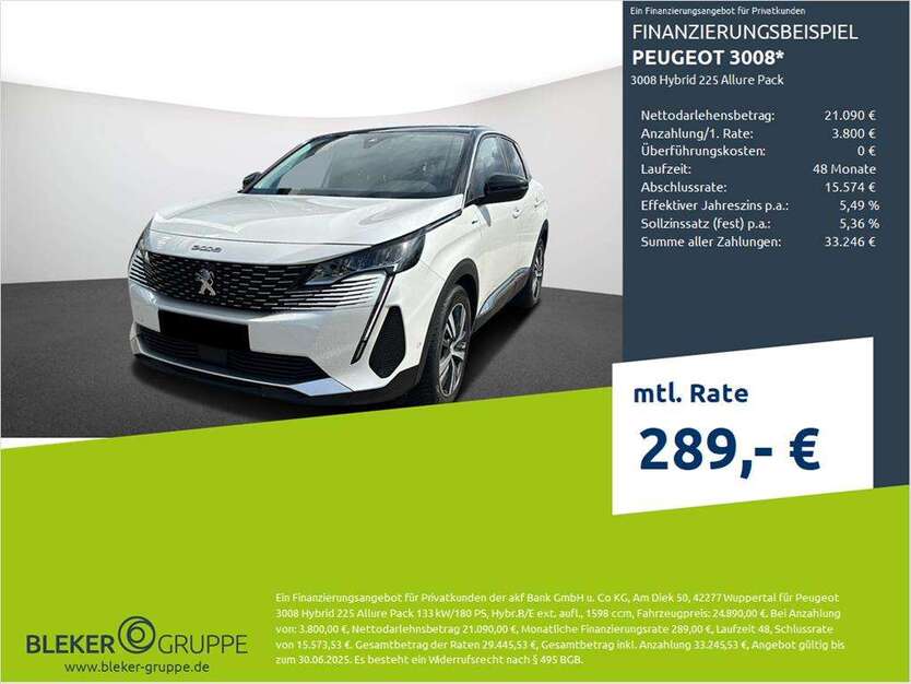 Peugeot 3008 25.276 km 21.880 € Borken 46325