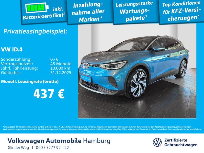VW ID.4 9.811 km 42.990 € Glinde 21509