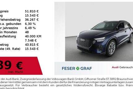 Audi Q4 6.318 km 51.810 € Nürnberg 90411