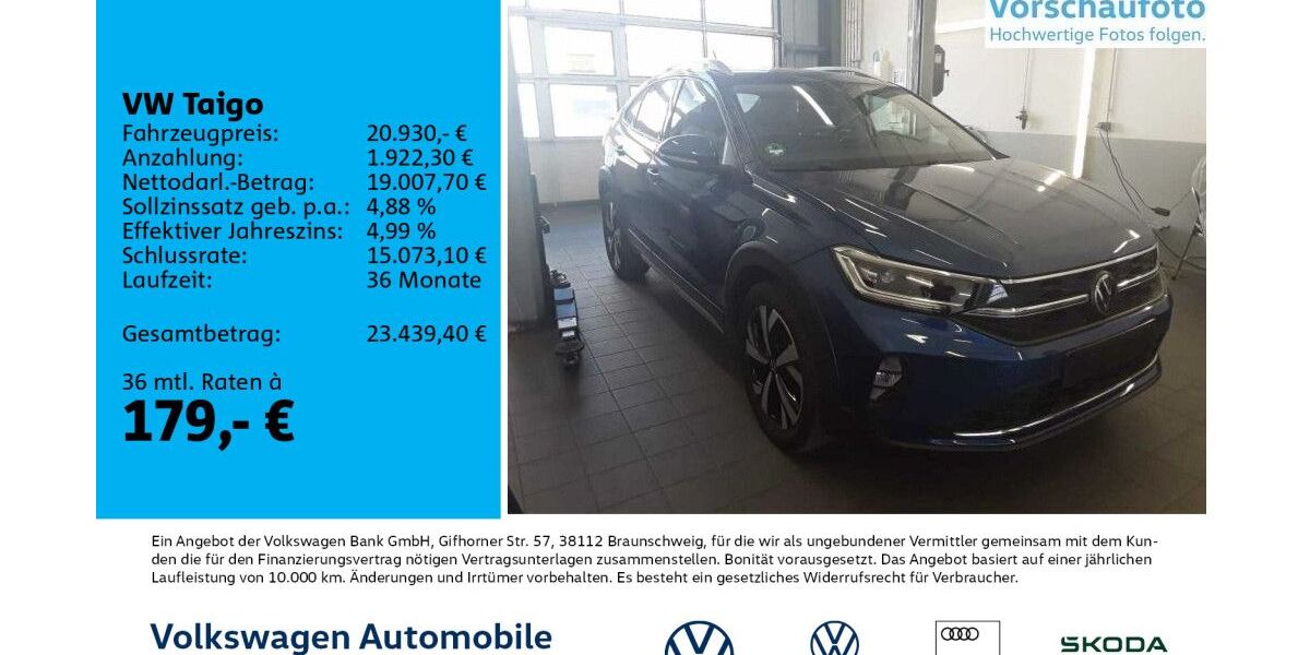 VW Taigo 38.824 km 20.930 &euro; Leipzig 04178