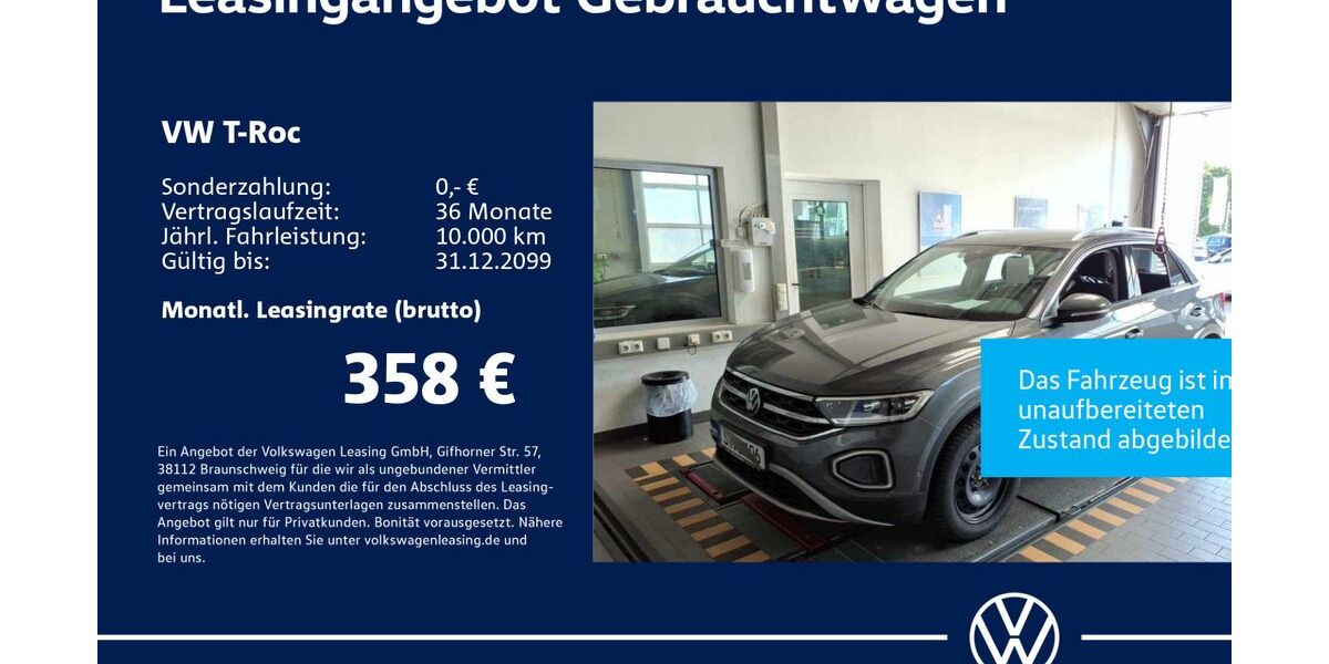 VW T-Roc 57.556 km 23.830 &euro; Stuttgart 70563