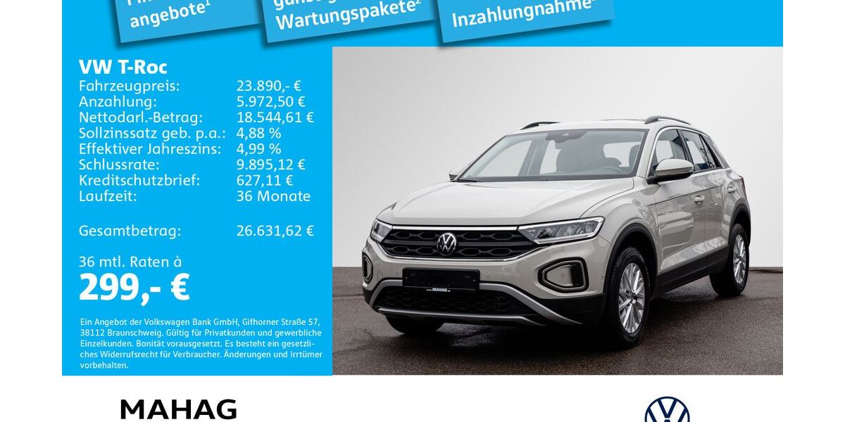 VW T-Roc 50.701 km 23.890 &euro; München 81825