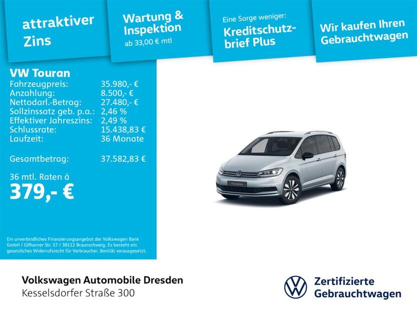 VW Touran 25.636 km 35.980 € Dresden 01169