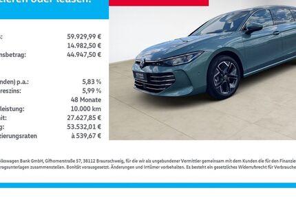 VW Passat Variant 3.500 km 58.990 &euro; Bitterfeld-Wolfen 06749