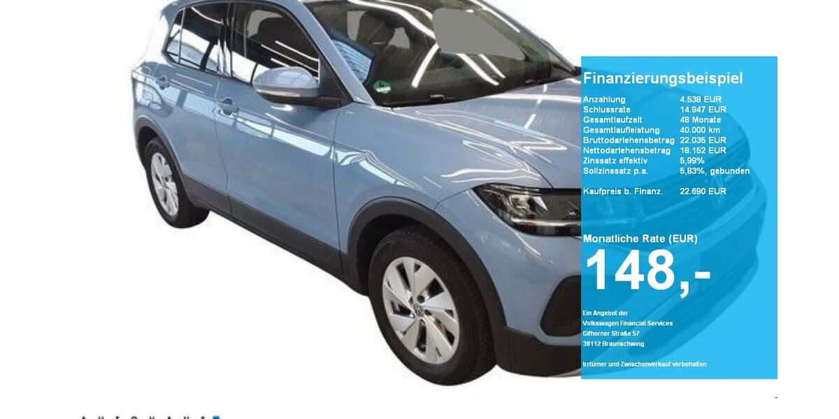 VW T-Cross 3.753 km 22.690 &euro; Nienburg 31582