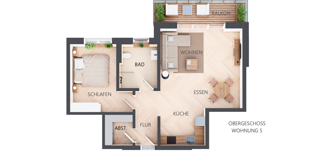 Etagenwohnung Geseke - 2 Zimmer, 71 m&sup2;, 998&euro; | Angebot:26398044