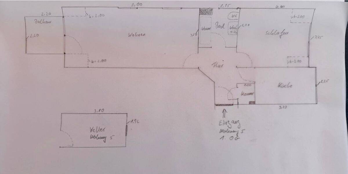 Etagenwohnung Wedemark Mellendorf - 2 Zimmer, 63 m&sup2;, 247.000&euro; | Angebot:26218022