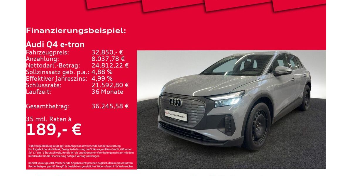 Audi Q4 e-tron 26.207 km 32.550 &euro; Hannover 30179