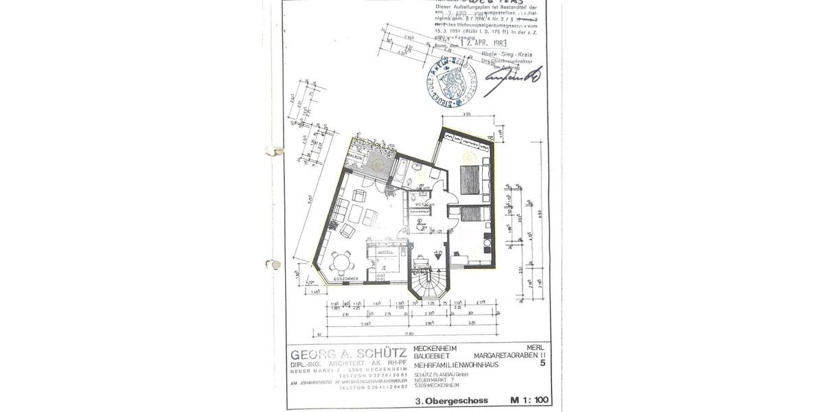 Etagenwohnung Meckenheim - 3 Zimmer, 86 m&sup2;, 249.000&euro; | Angebot:27003167