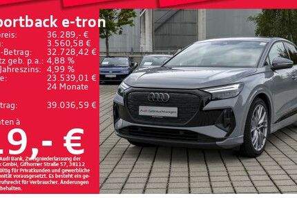 Audi Q4 e-tron 41.201 km 36.289 &euro; München 80935