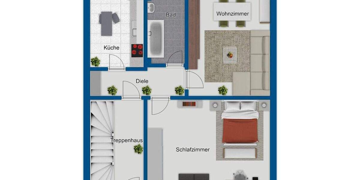 Mehrfamilienhaus, Wohnhaus Brühl - 4 Zimmer, 118 m&sup2;, 330.000&euro; | Angebot:24727101
