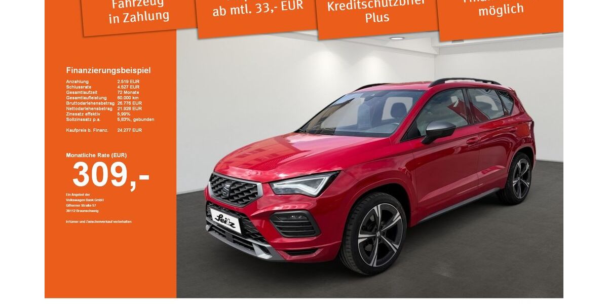 Seat Ateca 76.765 km 23.448 &euro; Kaufbeuren 87600