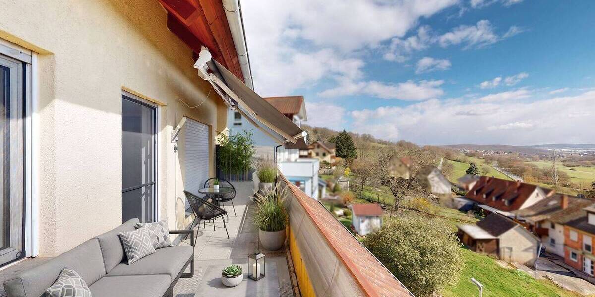 Etagenwohnung Hafenlohr Windheim - 3 Zimmer, 82 m&sup2;, 170.000&euro; | Angebot:26344146