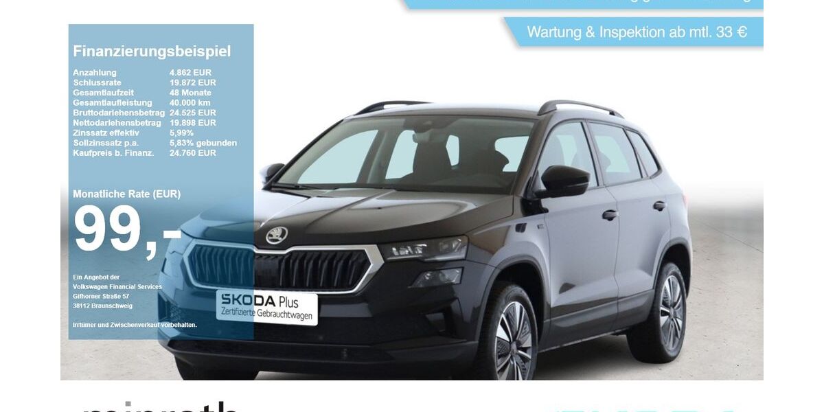 Skoda Karoq 20.517 km 23.500 &euro; Geldern 47608