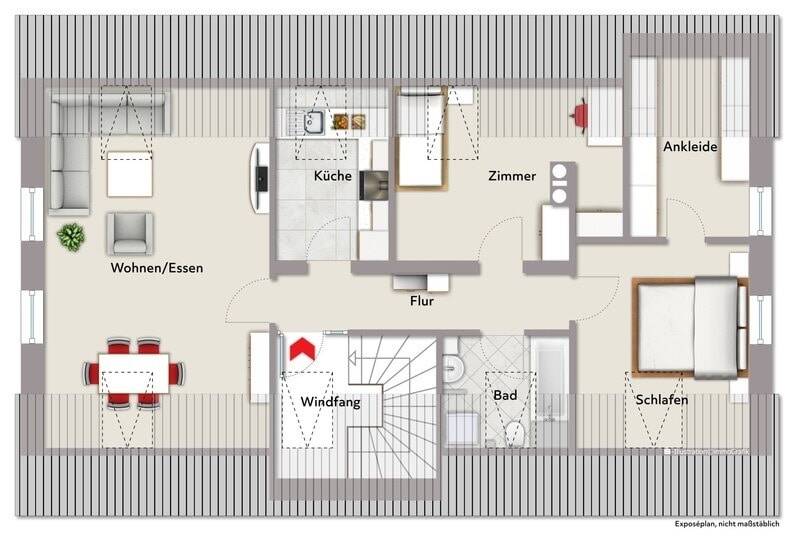 Etagenwohnung Lehrberg Obersulzbach - 3 Zimmer, 85 m&sup2;, 600&euro; | Angebot:26358574