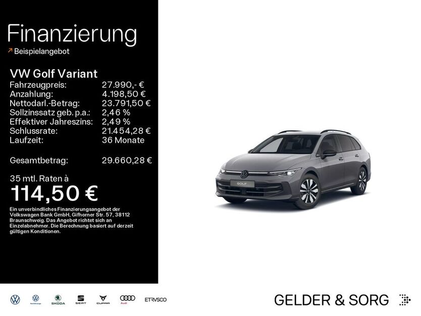 VW Golf 9.900 km 27.990 € Haßfurt 97437
