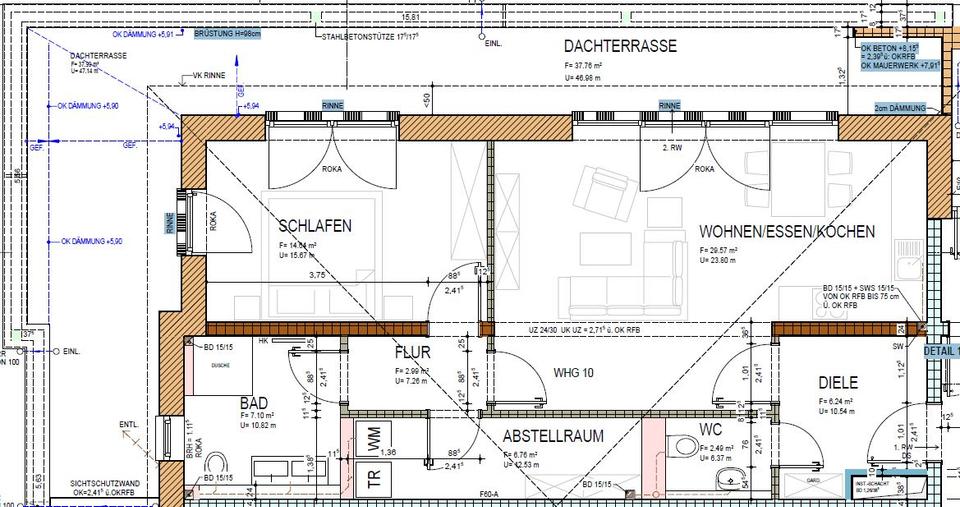 Neubau Wohnungen kfw-40plus in Lockweiler, 3zkb Erstbezug 10671m² 3 zimmer