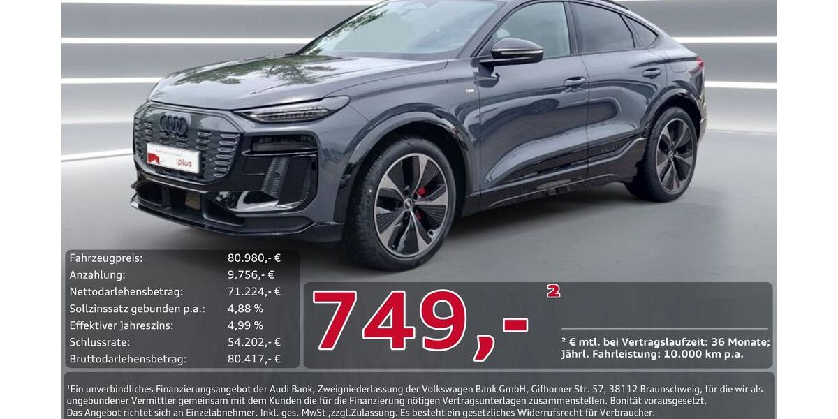 Audi Q6 e-tron 16.600 km 77.980 &euro; Ingolstadt 85057