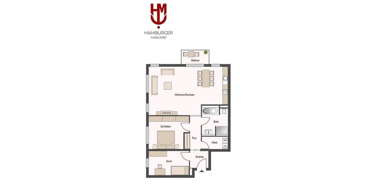 Etagenwohnung Tostedt Todtglüsingen - 3 Zimmer, 89 m&sup2;, 395.000&euro; | Angebot:24807650