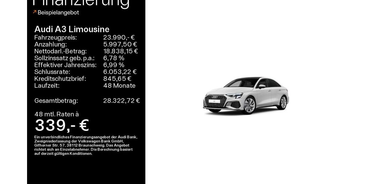 Audi A3 95.240 km 23.990 &euro; Sand am Main 97522