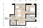 Erdgeschoßwohnung Barleben - 2 Zimmer, 58 m&sup2;, 842&euro; | Angebot:25695503
