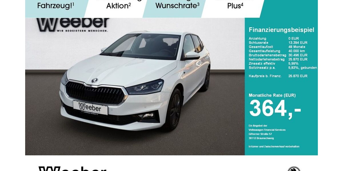 Skoda Fabia 1.970 km 25.870 &euro; Calw 75365