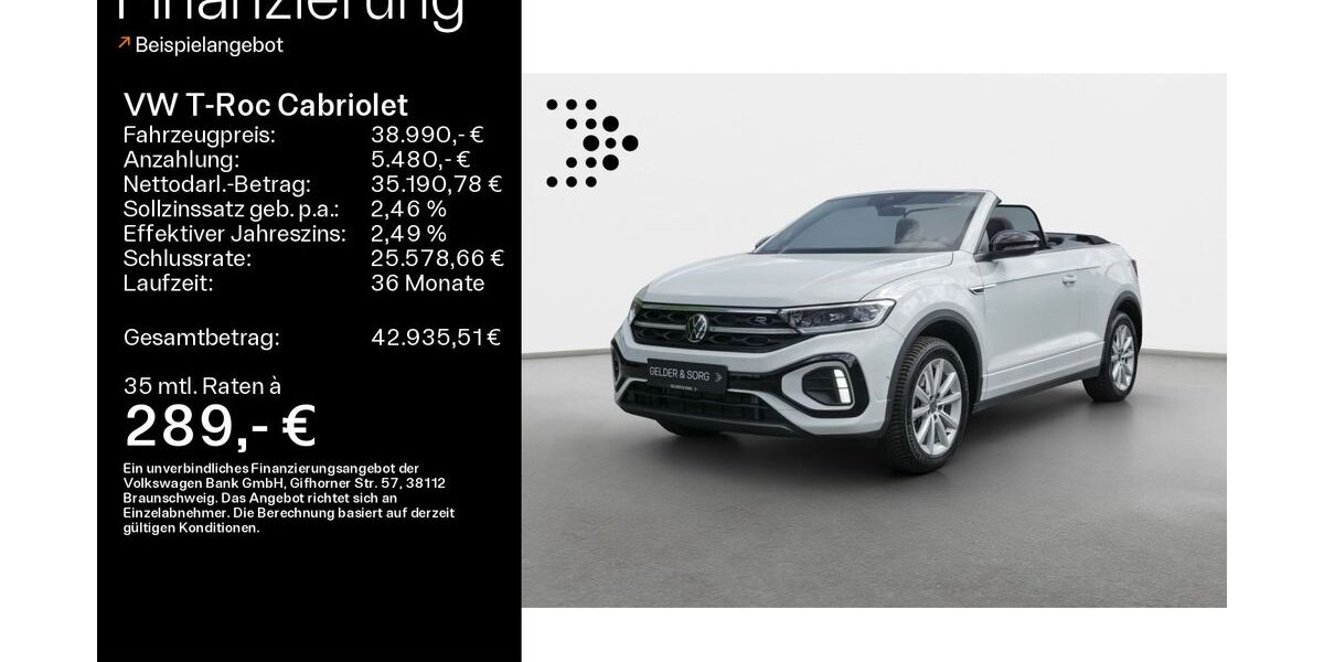 VW T-Roc 17.750 km 36.990 &euro; Coburg 96450