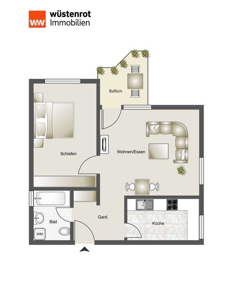 Wohnung zum Kaufen in Schwäbisch Gmünd 175.000 € 50 m²