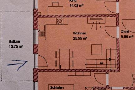 3- Zimmerwohnung ca 75m2 in HeisingKempten zu vermieten zimmer
