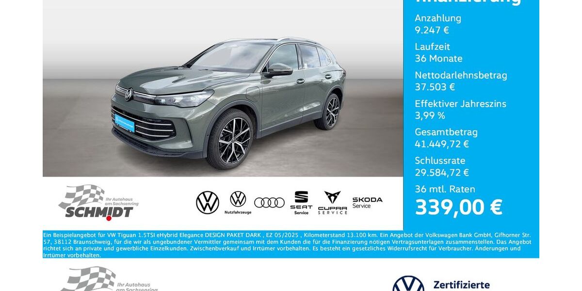 VW Tiguan 13.100 km 45.750 &euro; Bernsdorf 09337