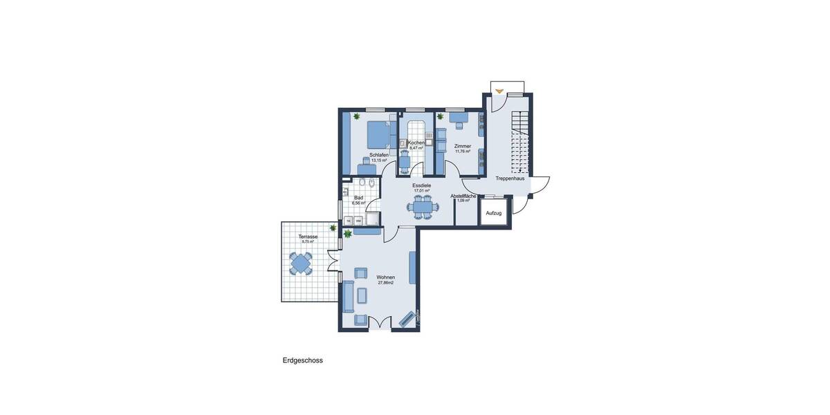 Ihr Rückzugsort mit Südwestterrasse nahe Zippendorfer Strand 3 zimmer
