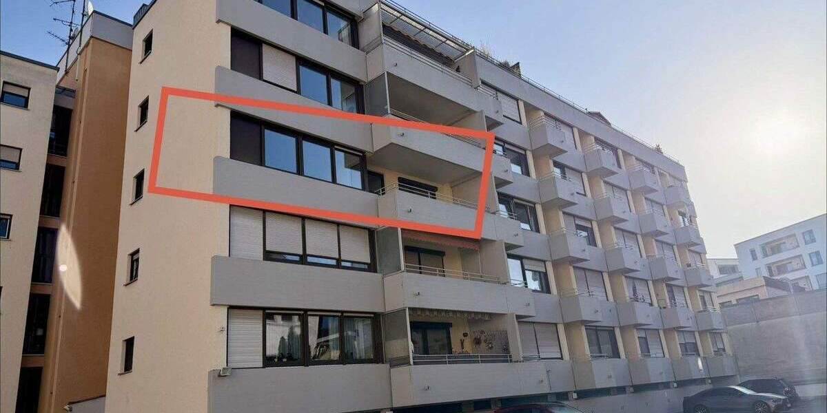 Etagenwohnung Neu-Ulm Stadtmitte - 2 Zimmer, 60 m&sup2;, 255.000&euro; | Angebot:25606669