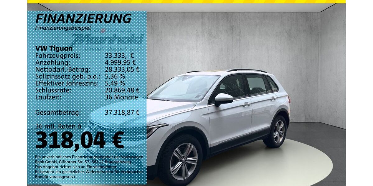 VW Tiguan 64.500 km 33.333 &euro; Auerbach/Rebesgrün 08209