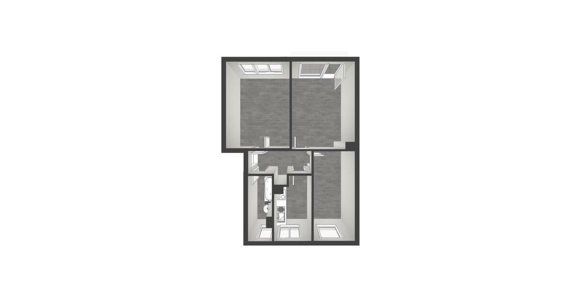 Erdgeschoßwohnung Bad Frankenhausen/Kyffhäuser Kyffhäuser - 3 Zimmer, 59 m&sup2;, 274&euro; | Angebot:25267152