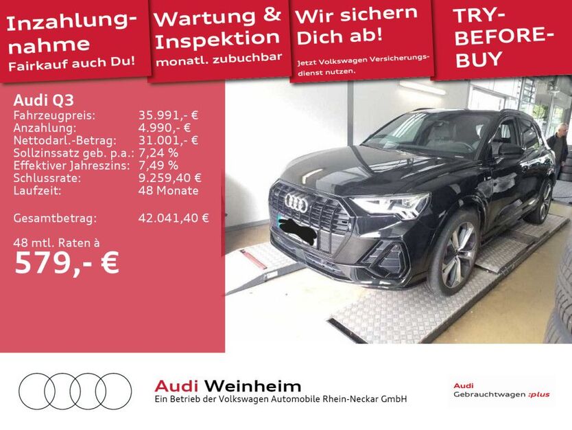 Audi Q3 30.738 km 35.991 € Weinheim 69469