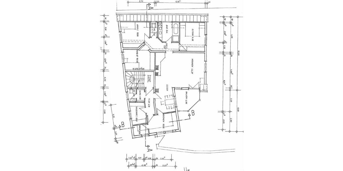 Etagenwohnung Dettelbach - 4 Zimmer, 140 m&sup2;, 900&euro; | Angebot:25364503