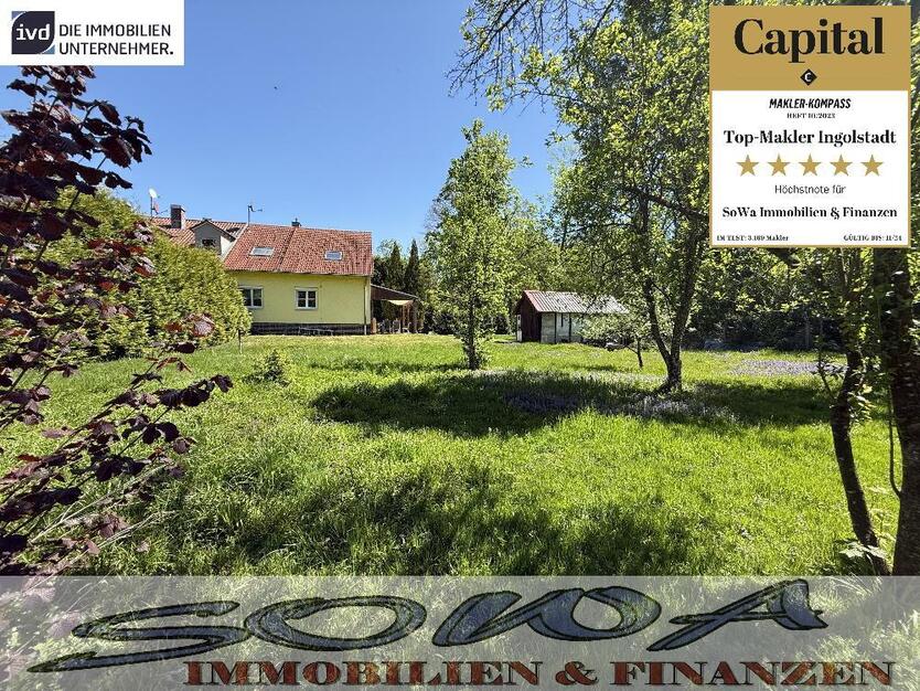 Attraktives Einfamilienhaus mit Erweiterungspotential und großzügigem Garten und Waldfläche in Weichering - Ein Objekt von Ihrem Immobilienpartner SOWA Immobilien und Finanzen