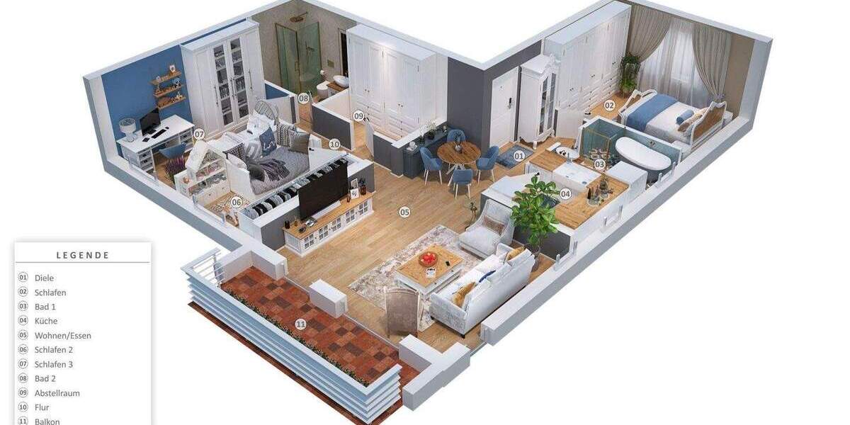 Moderne Eigentumswohnung mit Traumblick über Nieder-Olm * keine Käuferprovision 4 zimmer