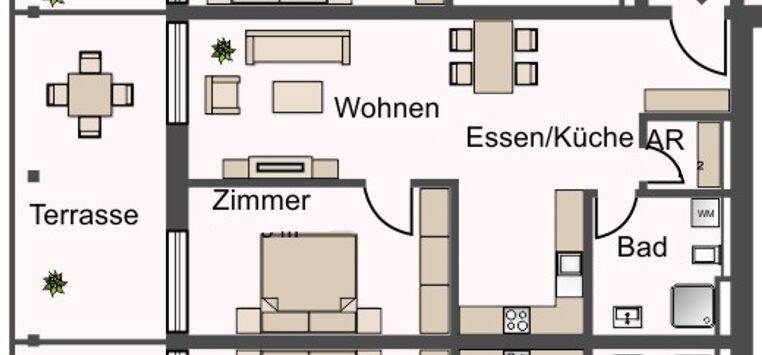 Etagenwohnung Aalen Unterkochen - 2 Zimmer, 70 m&sup2;, 1.020&euro; | Angebot:26309157