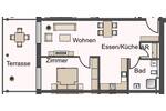 Etagenwohnung Aalen Unterkochen - 2 Zimmer, 70 m&sup2;, 1.020&euro; | Angebot:26309157